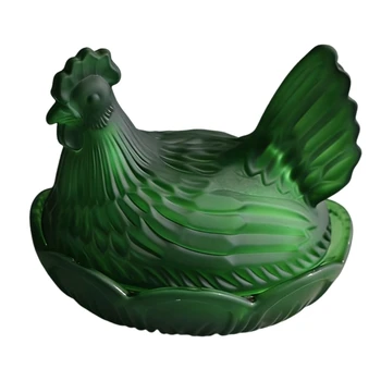 Hen on Nest Candy Jar 1