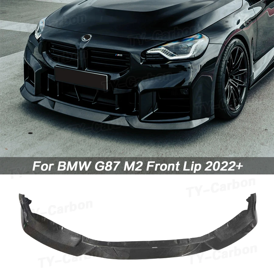 

R4 Style Car Front Lip Spoiler for BMW 2 Series G87 M2 Coupe 2022+ Car Front Bumper Lip Chin Guard Protector Dry Carbon Fiber