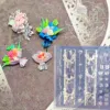 1pc Rose Tulip Lotus 3D Acrylic Mold  Lily of the Valley  Nail Art Decorations  Nails DIY Design Silicone  Nail Art  Nails  Mold 2