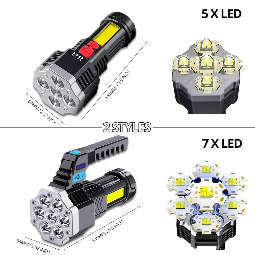 Rechargeable LED Flashlight 2