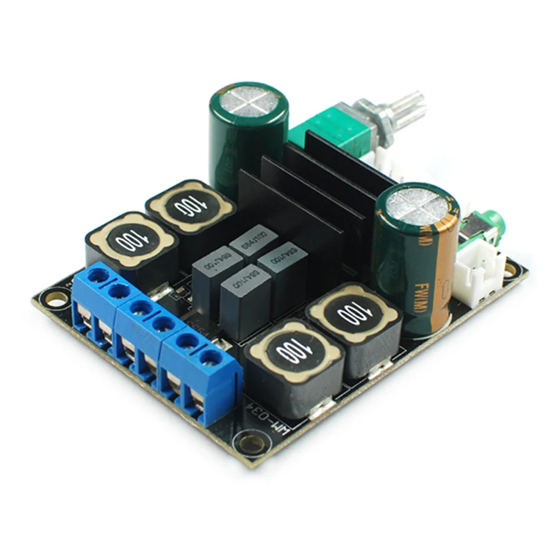 

TPA3116D2 High-power Digital HIFI Stereo 50W*2 Dual-channel 2.0 Power Amplifier Board DC10-25V
