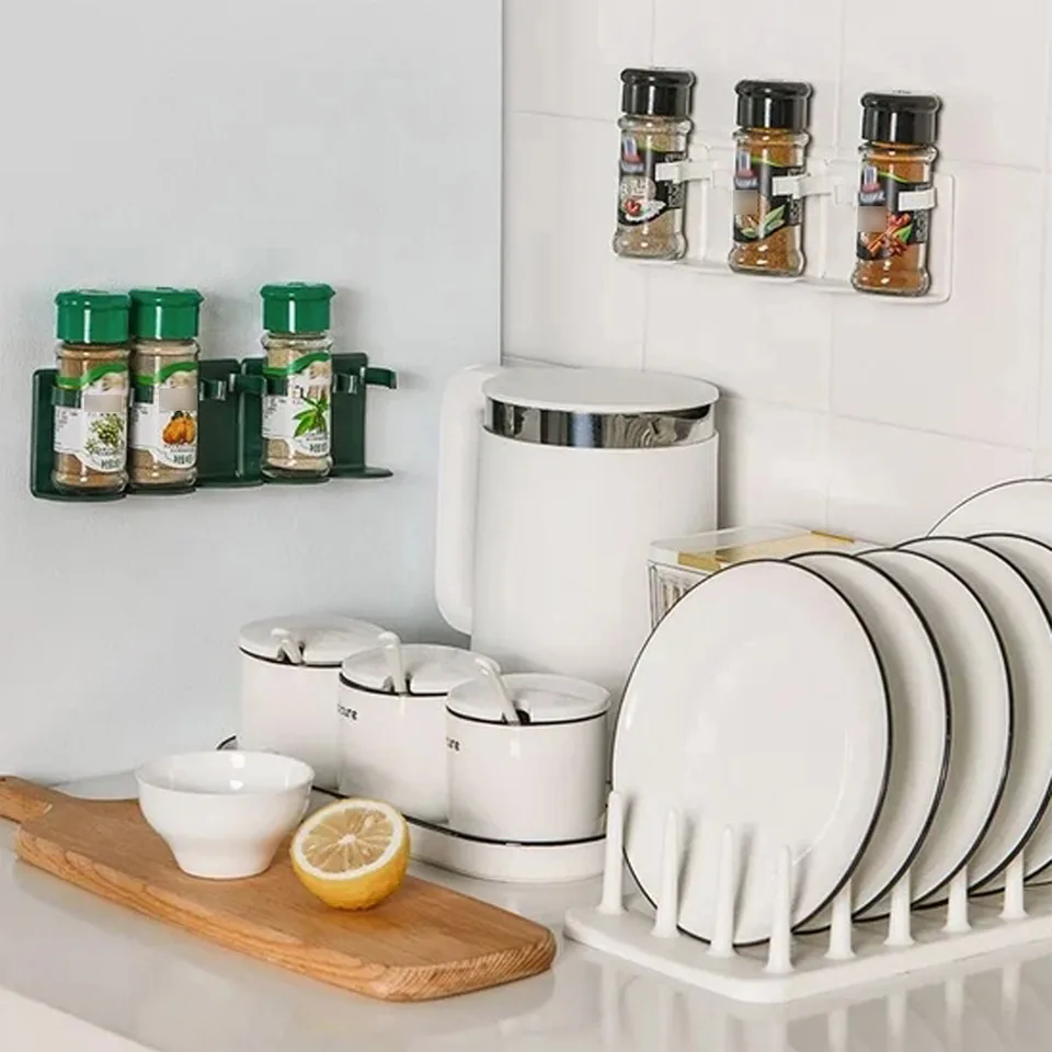 OROPY Portaspezie in Legno di Pino Set di 2, Organizzatore per ensole