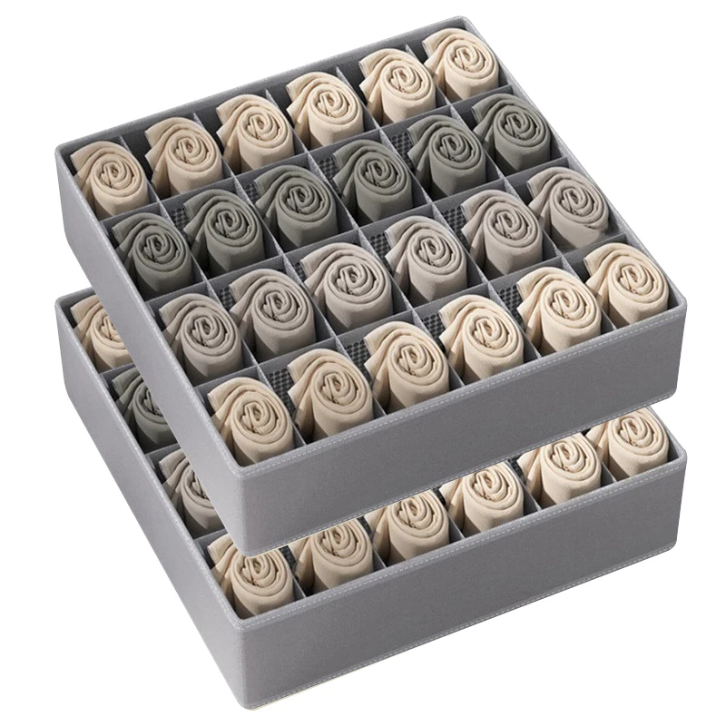 Clothes Organizer Sports Bra Underwear Organizer Storage Box Panties Socks Storage Boxes Wardrobe Clothes Organizer Cabinet Drawers Separator Box