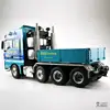 LESU 1/14 simulates truck 8X8 full drive differential lock axle heavy trailer chassis frame Tamiya tractor RC model 2