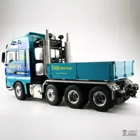 LESU 1/14 simulates truck 8X8 full drive differential lock axle heavy trailer chassis frame Tamiya tractor RC model 2