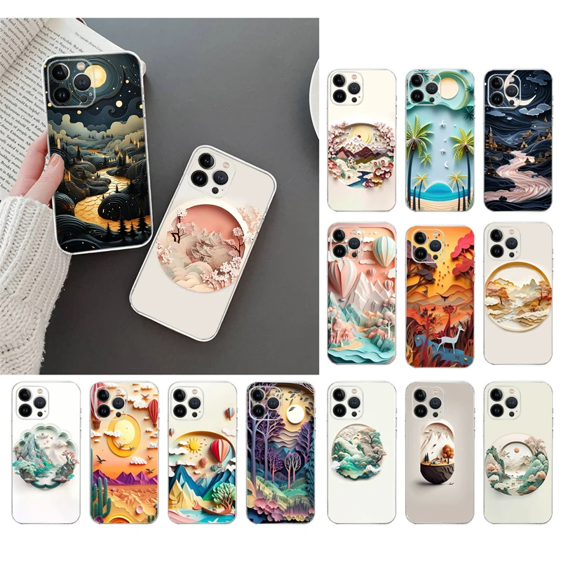 

Landscape Sceneary Phone Case For iphone 15 14 Pro Max 13 12 11 Pro Max XSMax XR 12 13 mini 14 Plus