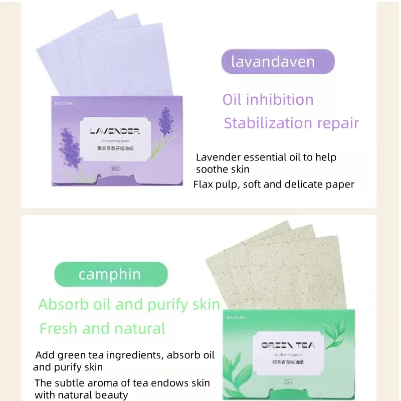 Facial Tissue Paper Oil Blotting Paper for Face Cleaning