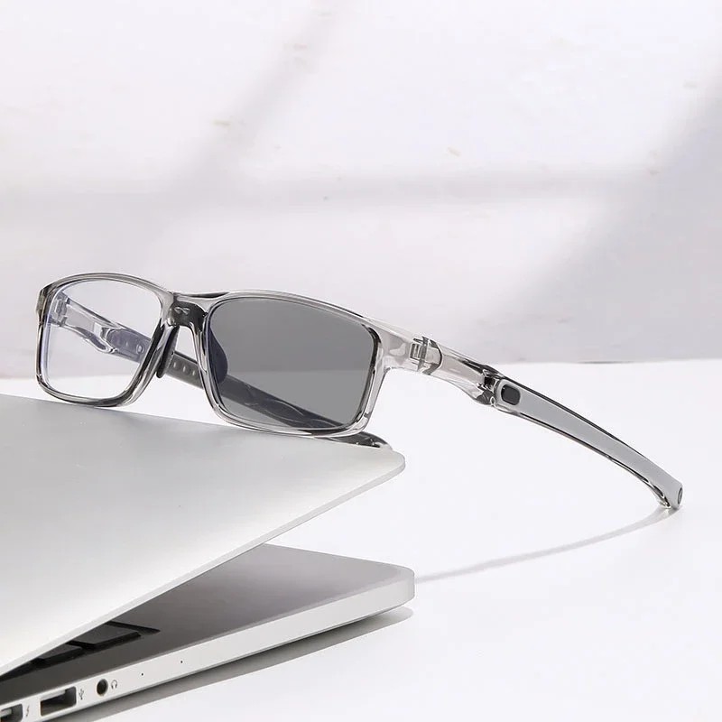 TR90 Sports Photochromic Multifocal Reading Glasses Unisex Progressive Near Far Presbyopia Anti Blue Light Plus Diopter Eyewear 5