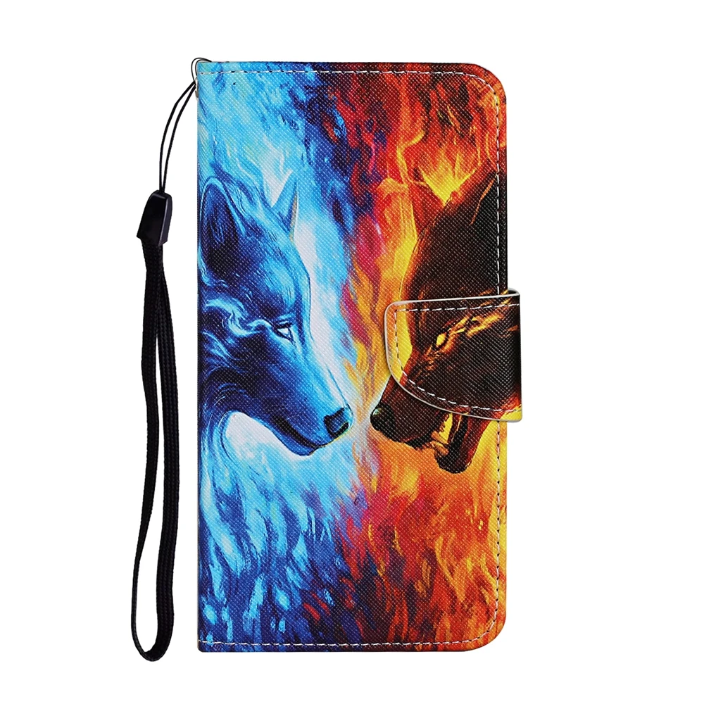 thumbnail image 1 of Funda de teléfono POCO C65 M6 Pro para Xiaomi Redmi 13C, 12, 12C, Note 13, 12, 11 Pro, 8, 10, bonita Funda trasera de cuero con tapa de gato, 1 of 5