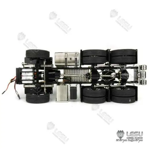 Lesu 1/14 Man Tgx RC Tractor Truck Trailer Metal 6*4 Chassis Motor Servo ESC For Diy Tamiyaya Model Th16374-Smt2 3