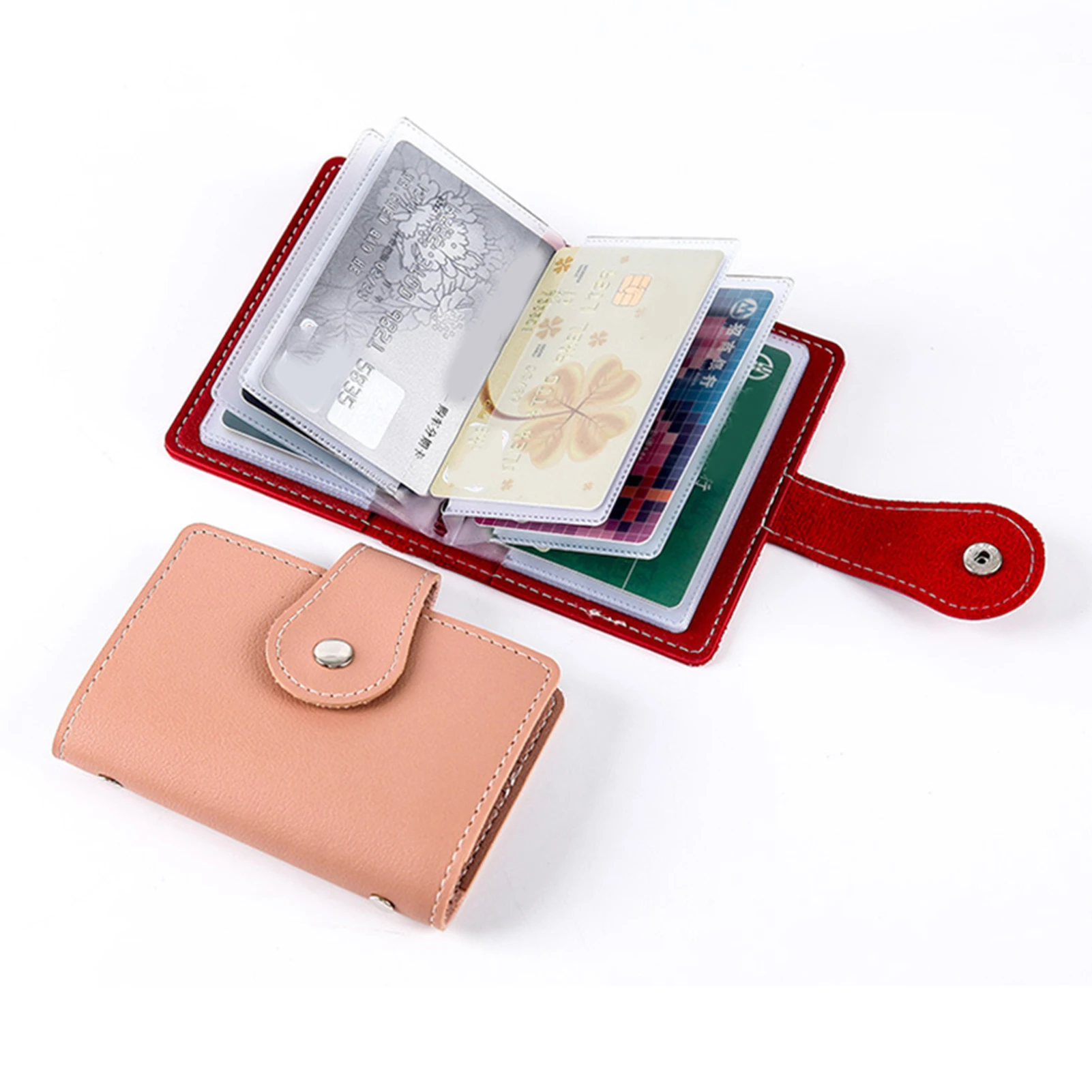 

Mini Men's Business Mini Wallet PU Leather Purse Money Cash Card Holder Birthday Gift For Father Boyfriend Super Thin