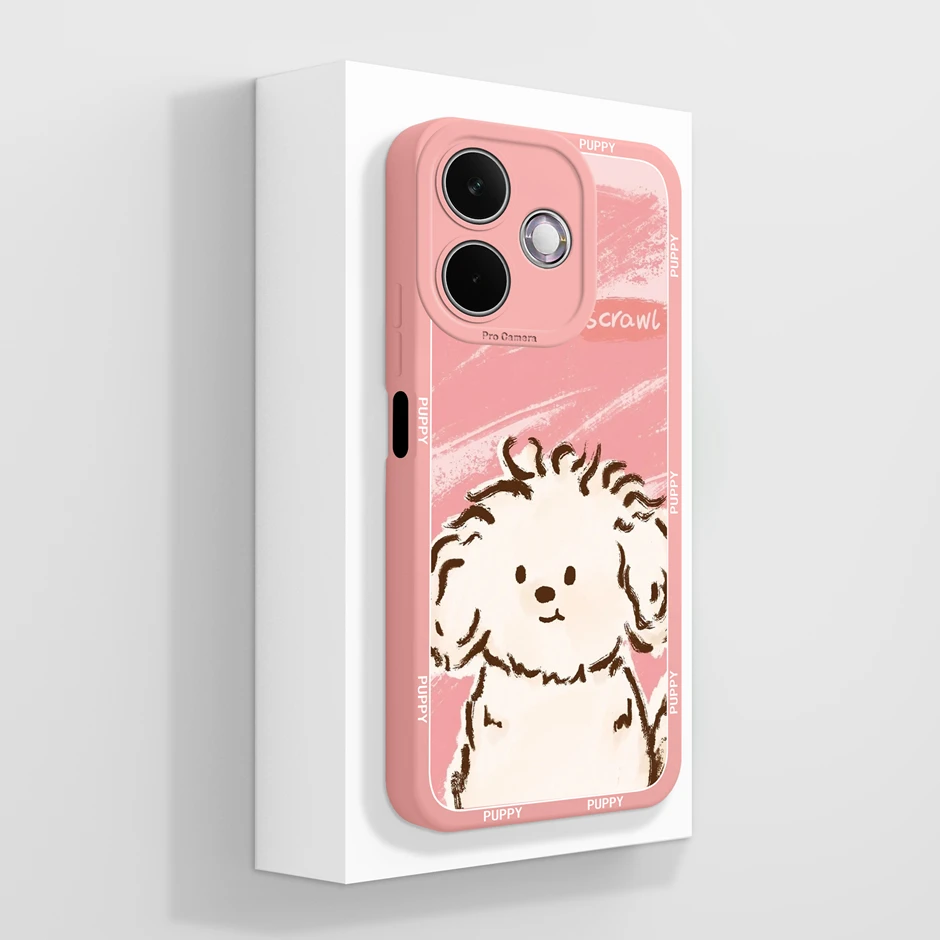 Artistic Oil Painting Flower Silicone Soft Protective Phone Case