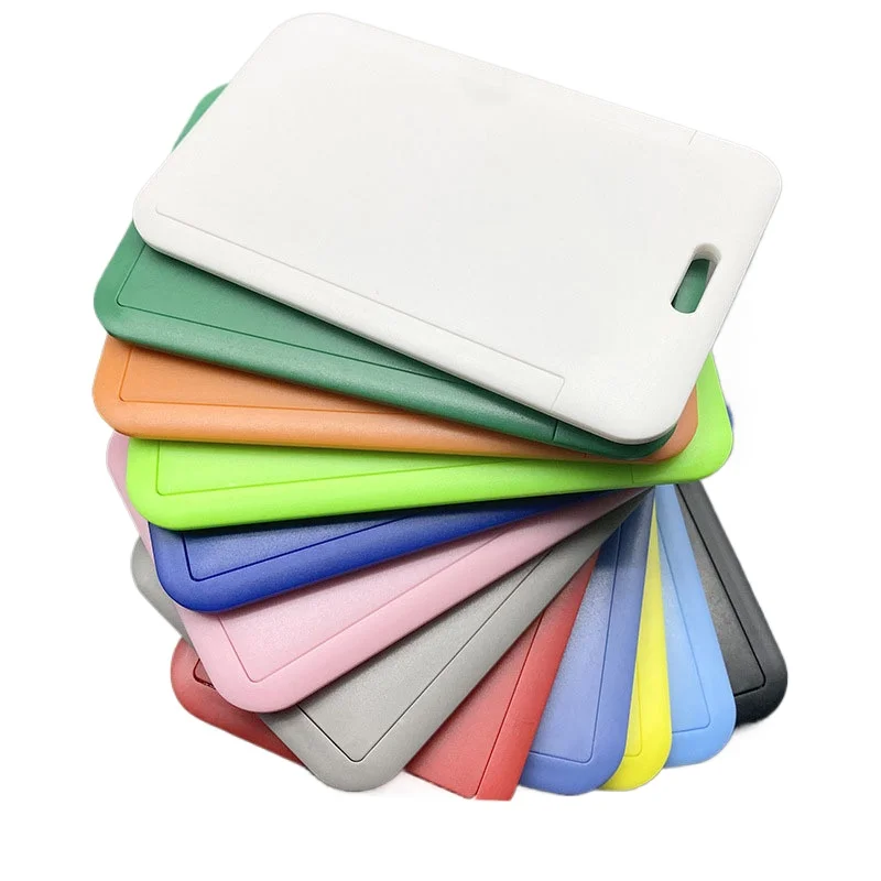 1pc Bus and Subway Access Card Covers Plastic Work ID Card Holder Student Meal Cards Case Badge Holder Id Credit