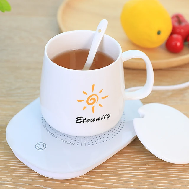 Cup Cooler Quick Coffee Mug Warmer Auto Cooling Cup Drink Holder Digital  Display Adjustment Timing Heater Hot Cold Cup Coaster - AliExpress