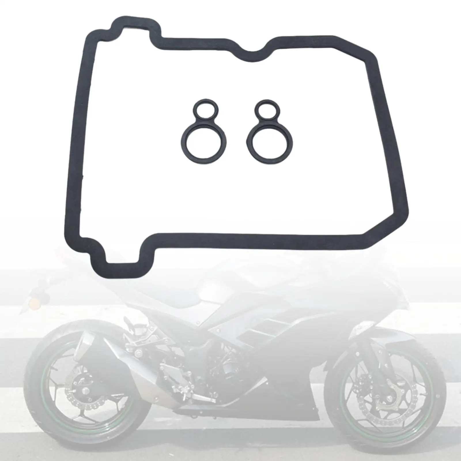Motorcycle Cylinder Head Cover Gasket PP Material Easy Install Engine Seal for Kawasaki EX300 Ninja 300 2013-2017 Motorcycle Cylinder Head Cover Gasket PP Material Easy Install Engine Seal for Kawasaki EX300 Ninja 300 2013-2017