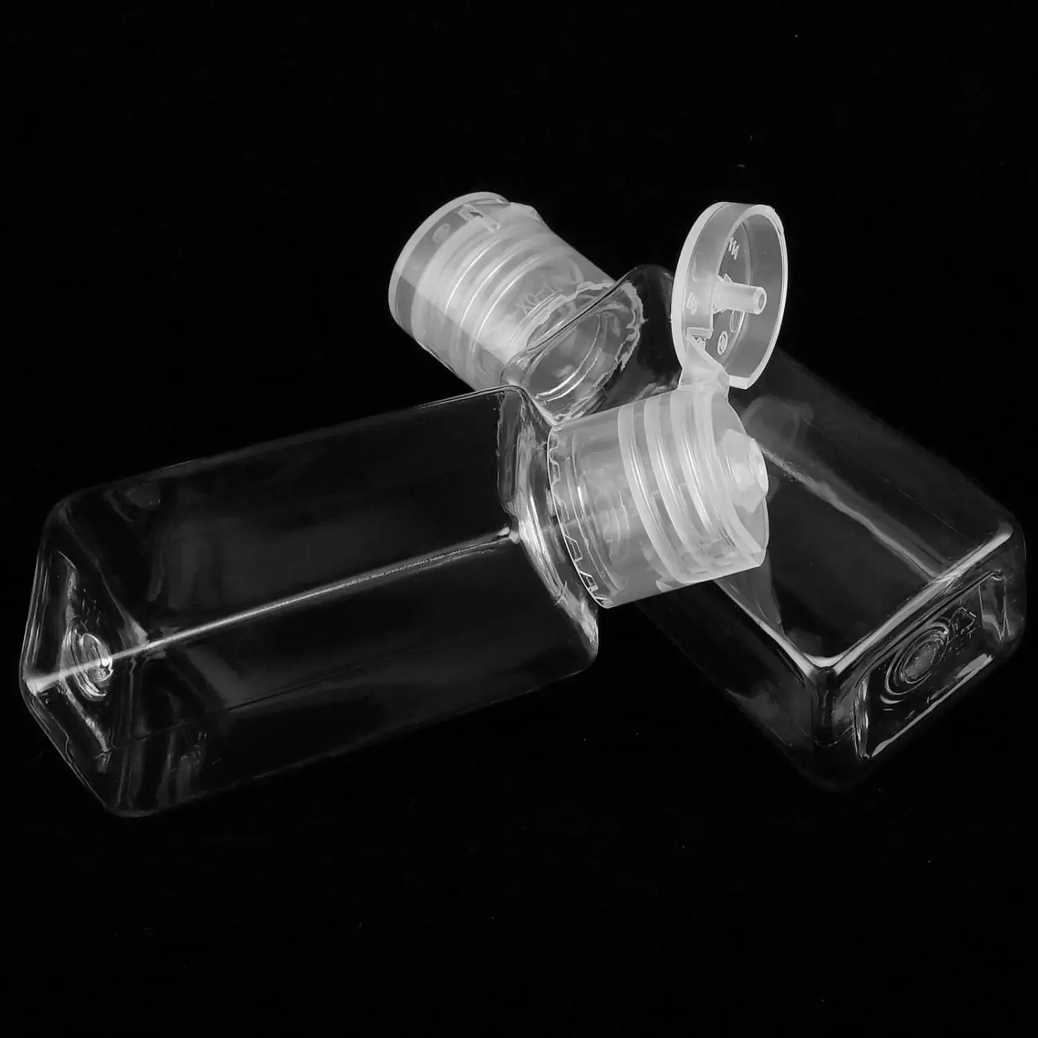 40-Pack Refillable Travel-Size Bottle Set for Toiletries and Sanitizers
