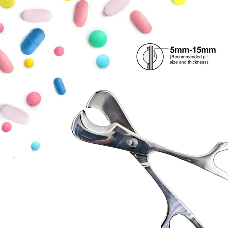 1PCCreativeScissorPillCutterStainlesssteelPortablePillDivider