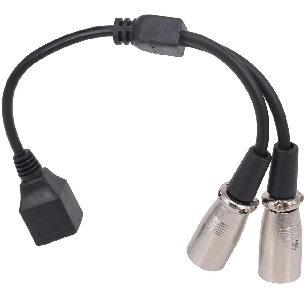 2 * XLR 3   RJ45  Ʈũ  ª Ŀ ̺ 25cm;