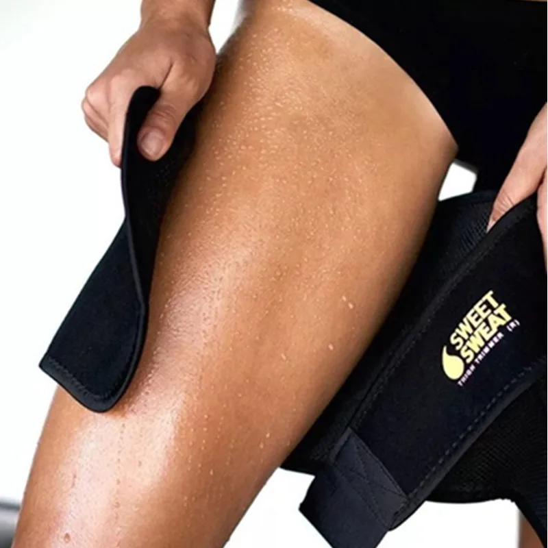 Spandex Sweet sweat Sports Yoga Leg thigh Trainer Exercise Belt Support losing Weight Loss burning fat Sweat Belt Trimmer