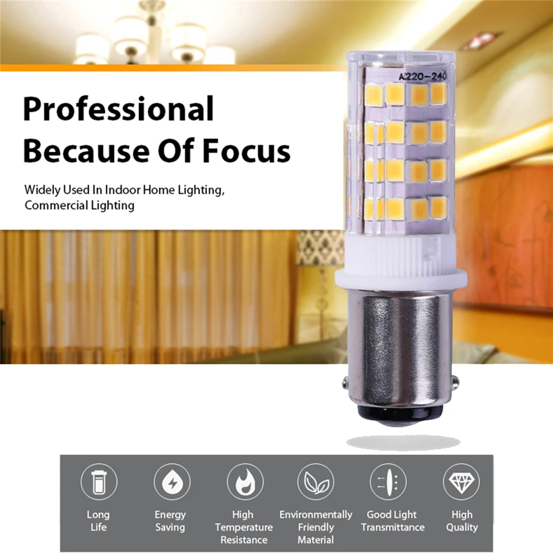 Ba15d    LED , SMD2835, 220V, 51LED, ſ  Ʋ,  Paff,  Ư ϳ