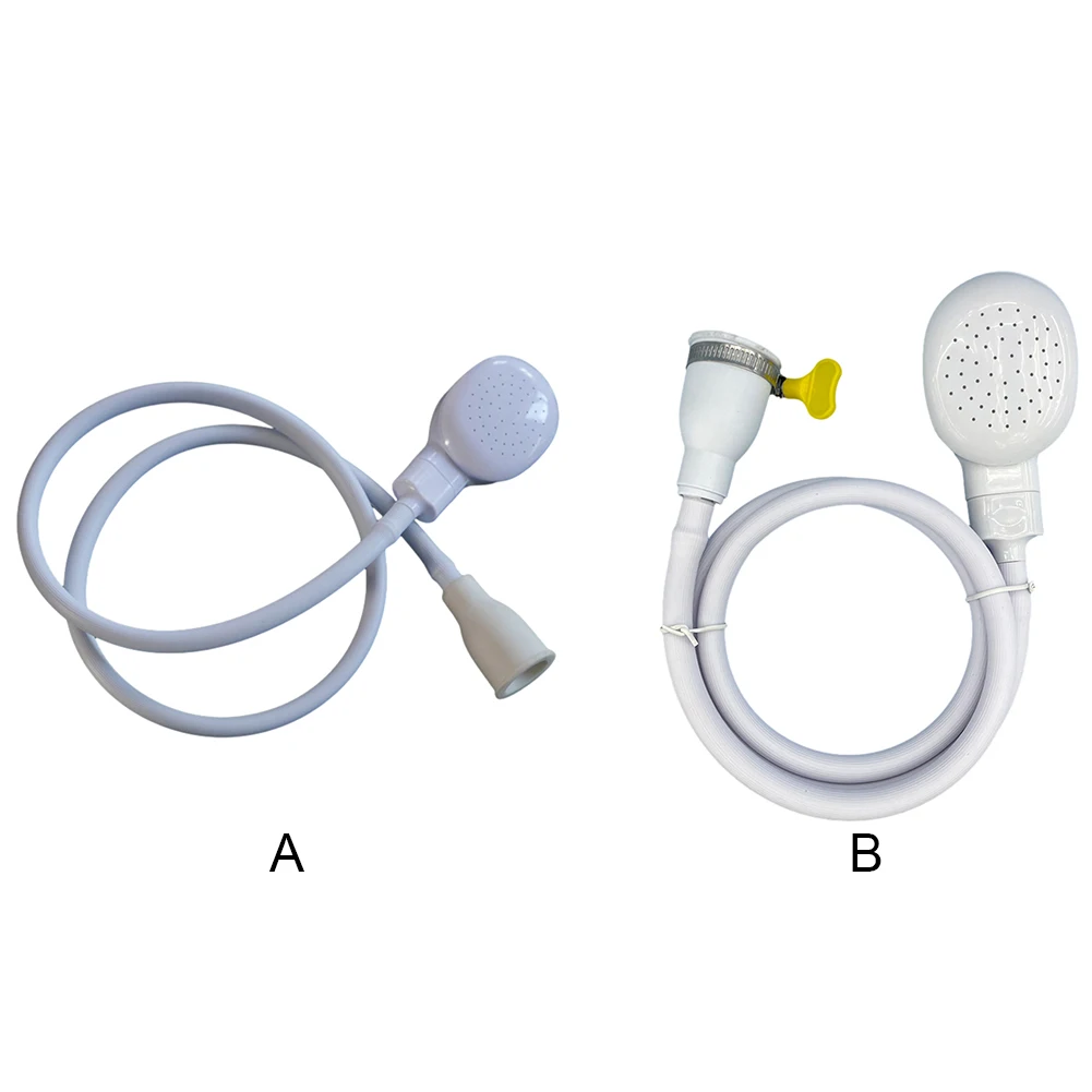 Portable Pet Bath Spray Rubber Hose Universal Dog Shower Head Spray Handheld for Washing Hair/Washing Pets/Cleaning Tub