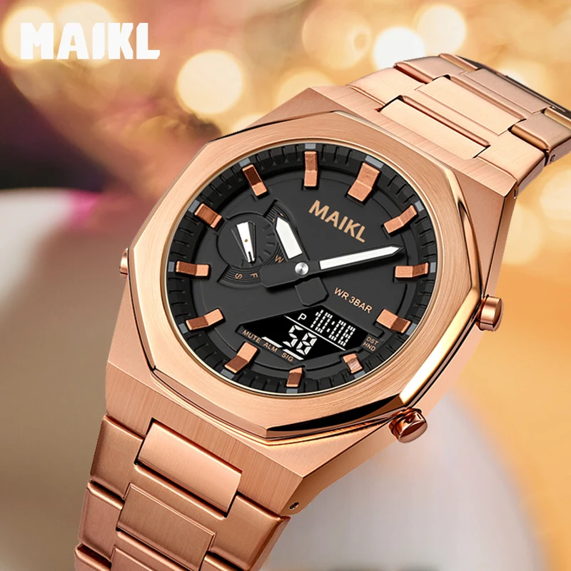 

MAIKL GM12 Light Date Waterproof Wristwatch Relogio Masculino Mens Sports Watches Fashion Casual Business Quartz Watch