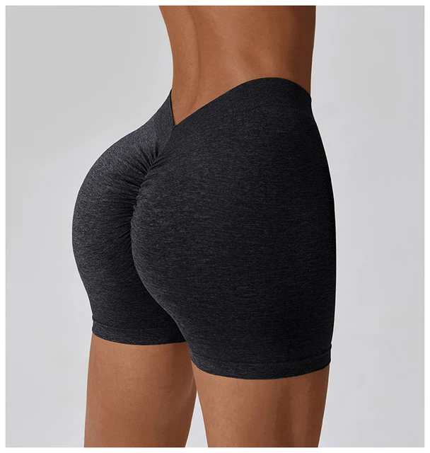 Summer Women Scrunch Back Shorts Yoga Gym Fitness Butt Lift Booty