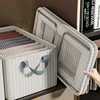 Folding Metal Frame Clothes Storage Box Large Capacity Pants Storage Box Household Moisture-proof Closet Organizer Storage Boxes 1
