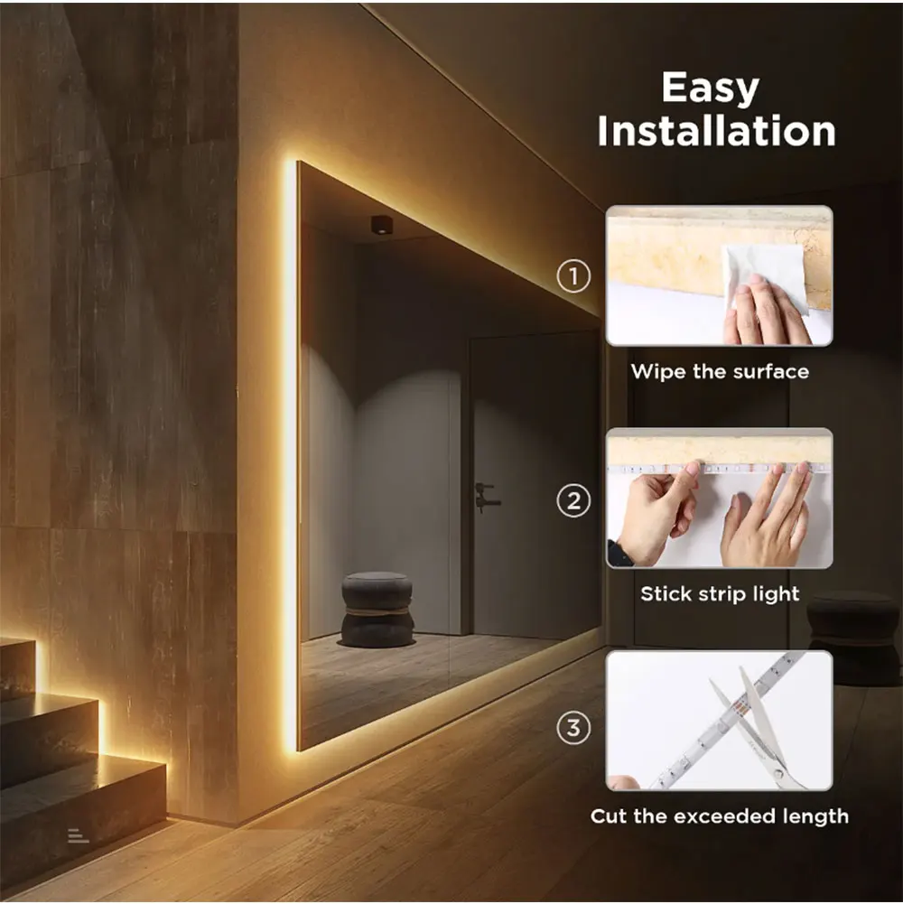 12V Led Strip Lights RGB 5050 5M 54 LEDS Bluetooth APP Control Luces Led Flexibl