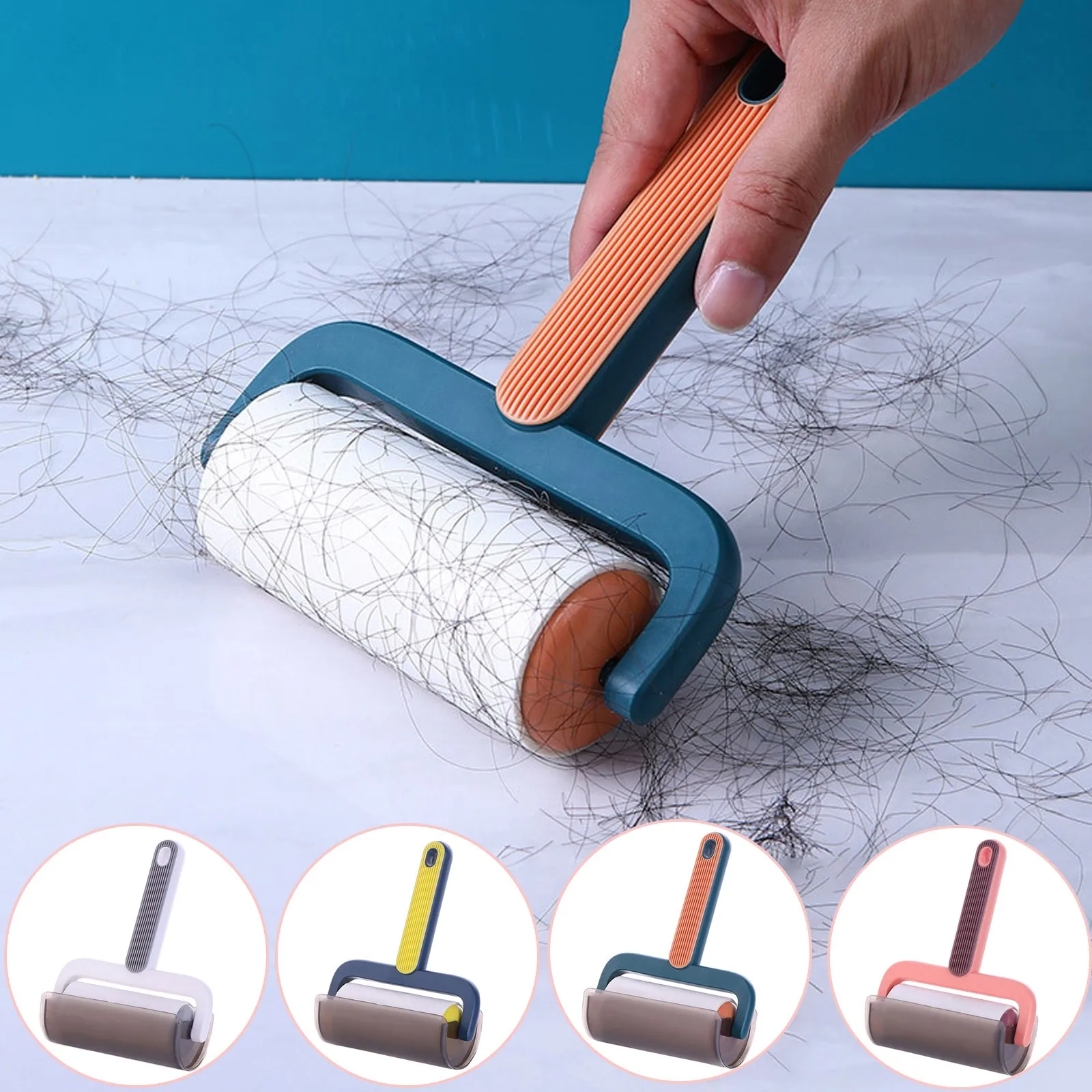 

Adhesive Sticky Paper Roller Super Sticky Clothes Lint Rolling Remover Sofa Curtain Fabric Pet Hair Dust Fuzz Removal Roller