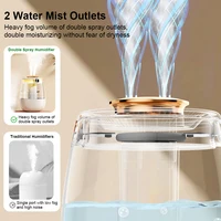 Humidificateur d'air professionnel de grande capacité, Double Port de pulvérisation, machine à brume fraîche pour la maison, la pièce et le bureau, humidificateur d'air silencieux pour bureau 3