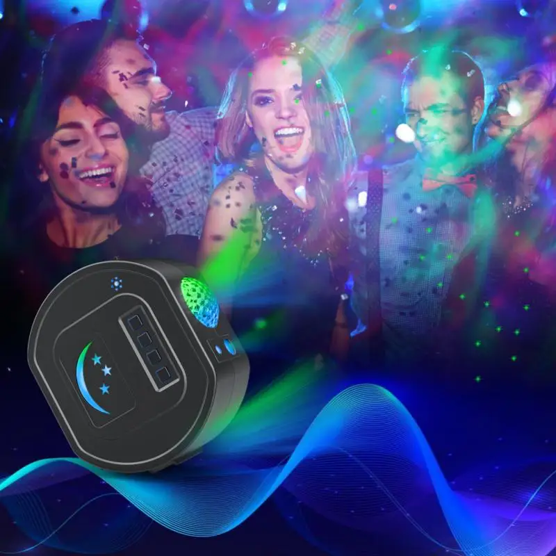 

Five In One Christmas bluetooth-compatible Projector Night Light Music Starry Sky Projector Decoration Light Christmas Gift