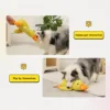 1pc Large Duck Design Pet Grinding Teeth Squeaky Plush Toy, Durable Chew Toy For Dog Interactive Supply 4