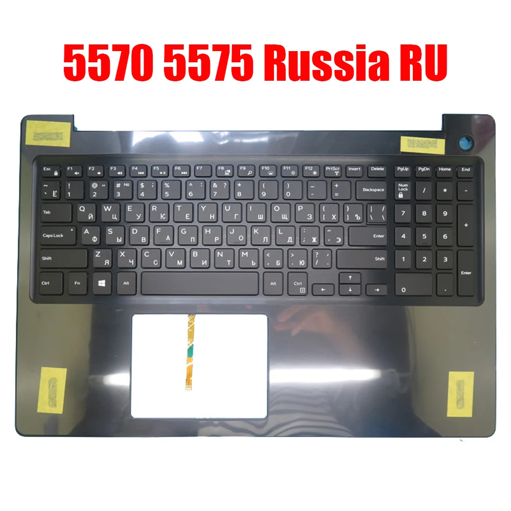 

Russia RU Laptop Palmrest For DELL For Inspiron 15 5570 5575 0VDFV7 VDFV7 0CRXFK CRXFK 0V1H3J V1H3J 0065DJ 065DJ Keyboard New