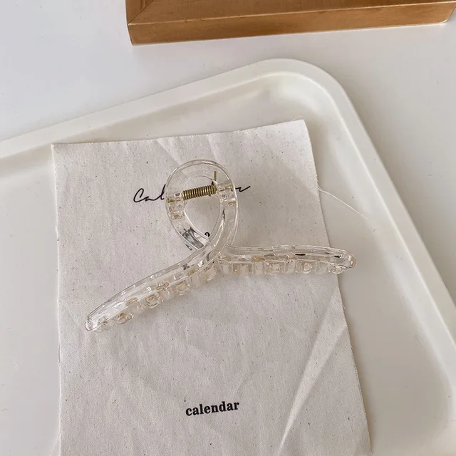 Vintage Cross Hair Clip Large Barrette Crab Hair Claws Bath Clip Ponytail Clip for Women Girls Claw Clip Hair Accessories A2