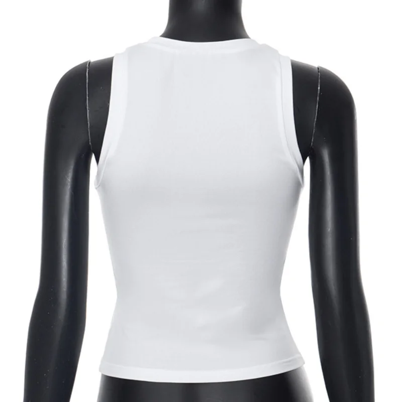 Women Tank Tops Sleeveless Slim Vest Tops Women Street Vests