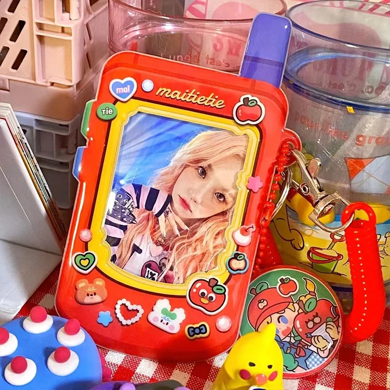 

Fashion Card Holder Cover Idol Photo Album Card Storage Mini Meal Bus Card Case Card Protection Case INS Cartoon Korean