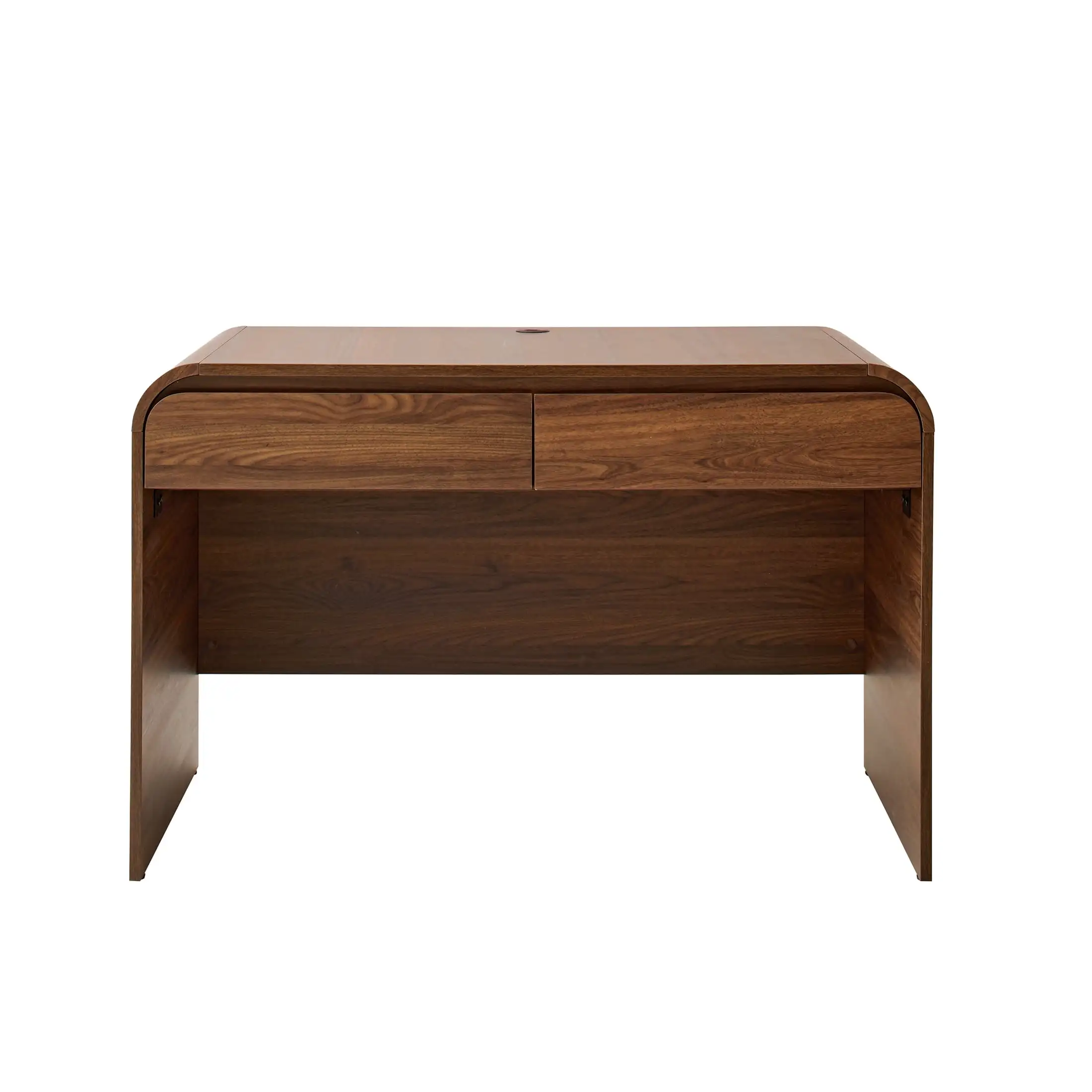 Juliet Rounded Arch Desk, Walnut Finish 2