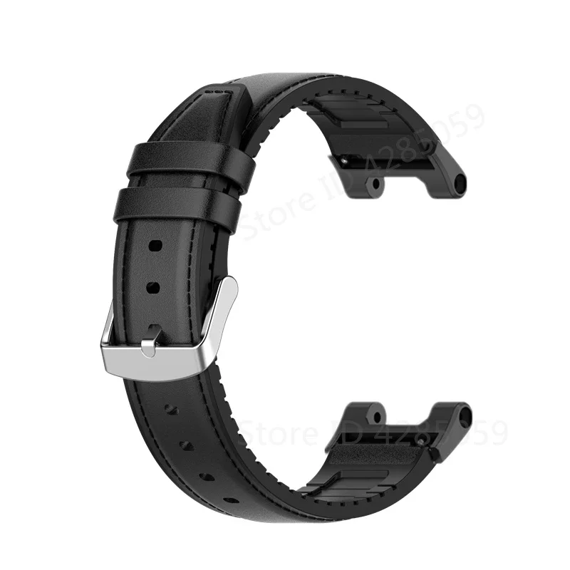 Premium Leather Silicone Watch Band Replacement