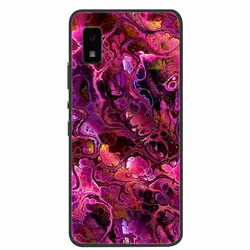 Soft Silicone TPU Case with Lovely Cats Design for Sharp Aquos Wish Series (Wine red)