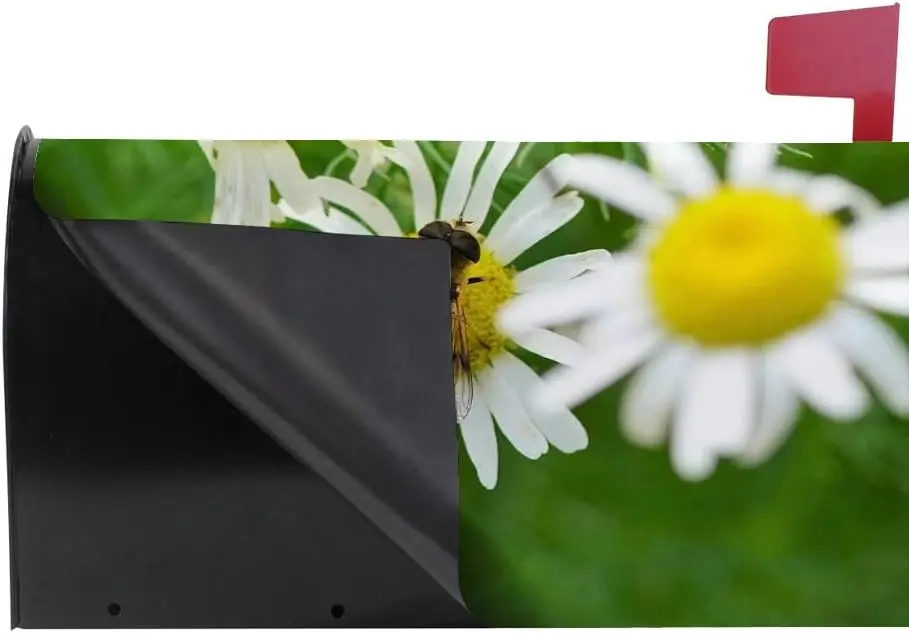 Welcome Mailbox Covers Magnet PVC Mailboxes Wraps Post Letter Box Cover Wildflower Butterfly Mountain Flower Durable Waterproof