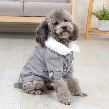 Dog Clothes Autumn Winter Puppy Pet Dog Coat Jacket For Small Medium Dogs Thicken Warm Chihuahua Yorkies Clothes Pets Apparel 4