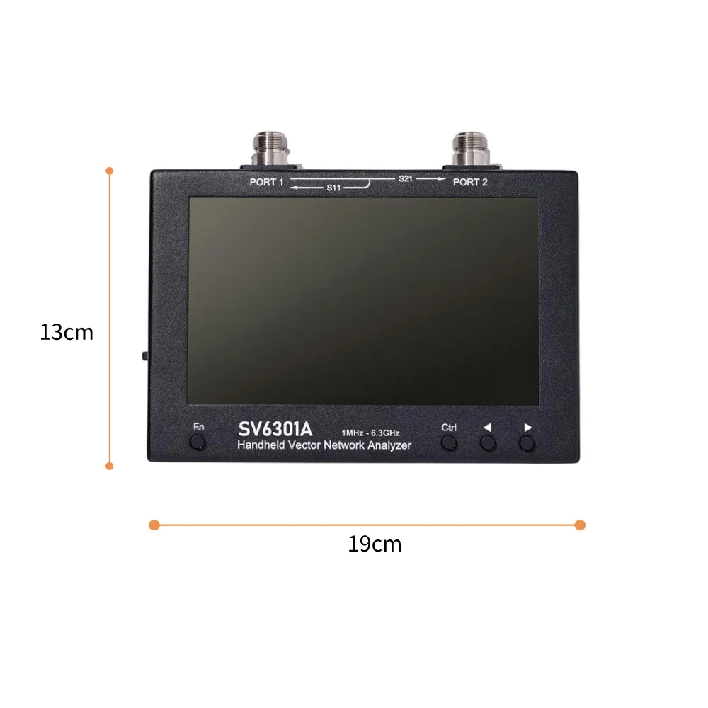 HTOOL SV6301A 6.3GHz Handheld Vector Network Analyzer VNA S11 50dB S21 75dB 8GB Storage English Russian Menu software provided