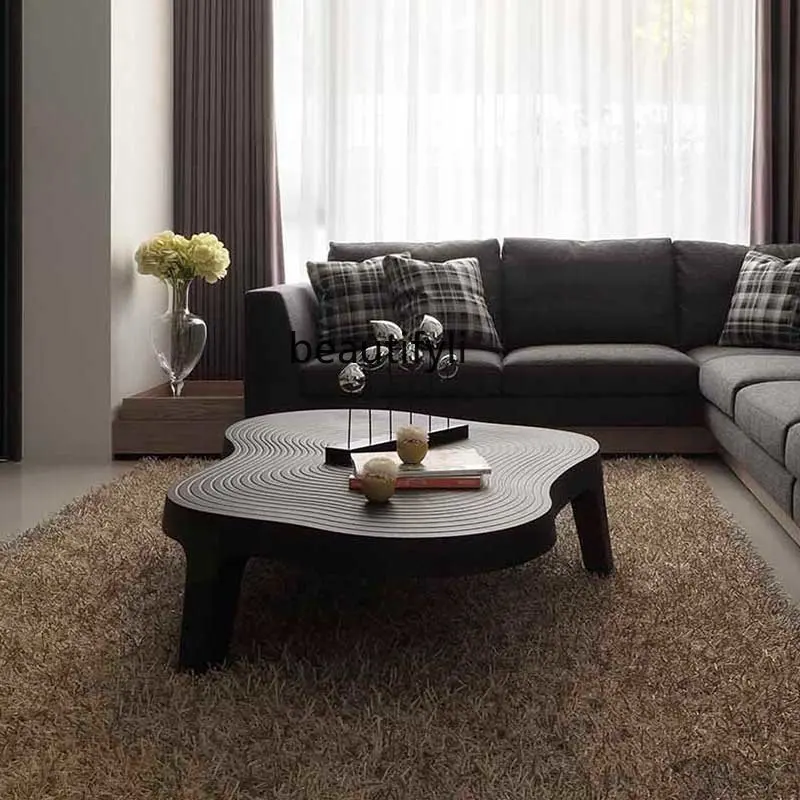 

zq Italian Solid Wood Coffee Table B & B Living Room Coffee Table Side Table Table Model Room Coffee Table Nordic