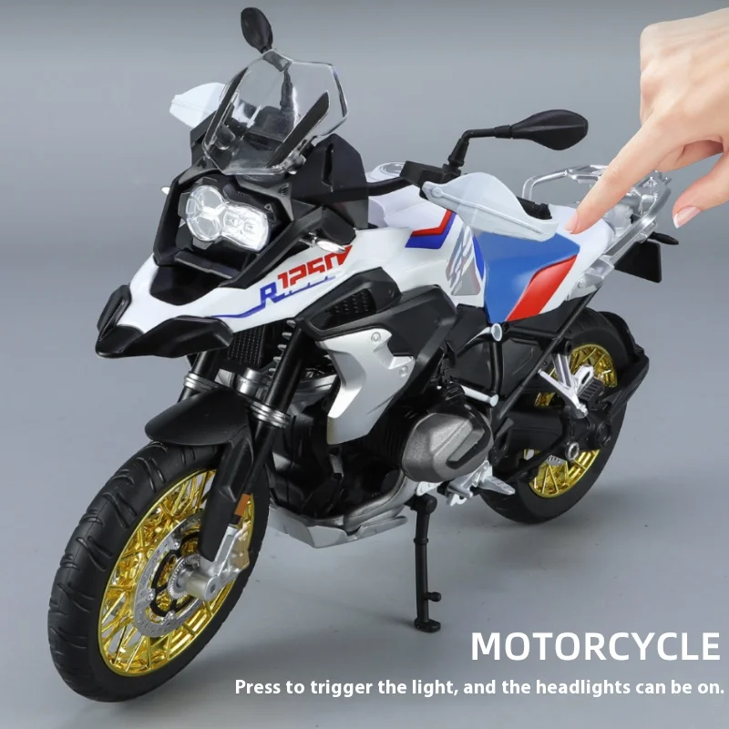 BMW r1250 gsアドベンチャーダイキャストモーターサイクルモデル