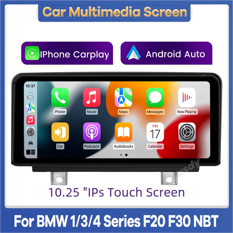 Wireless Apple CarPlay Android Auto Car Multimedia Touch Screen for BMW 1 Series F20 F21 Series 3/4 F30 F32 NBT Stereo Linux