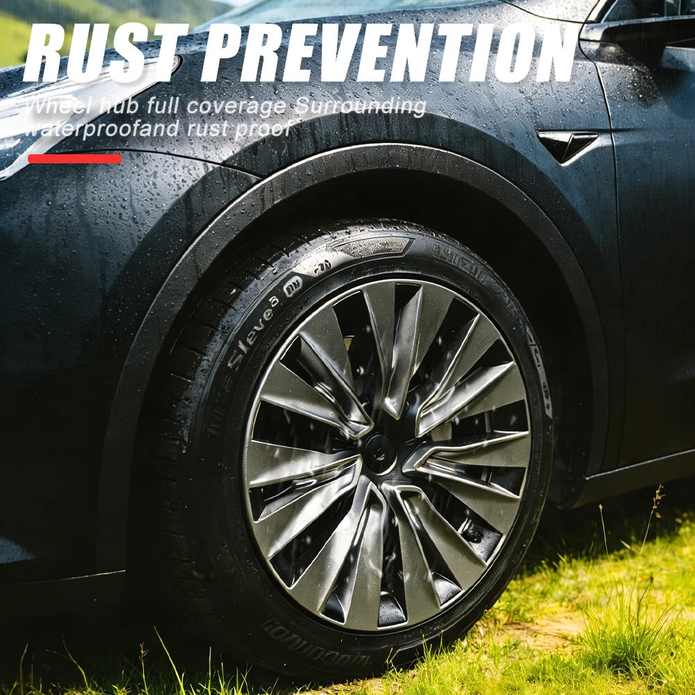 4 個ホイールキャップ車テスラモデル 3 ハイランド 2024