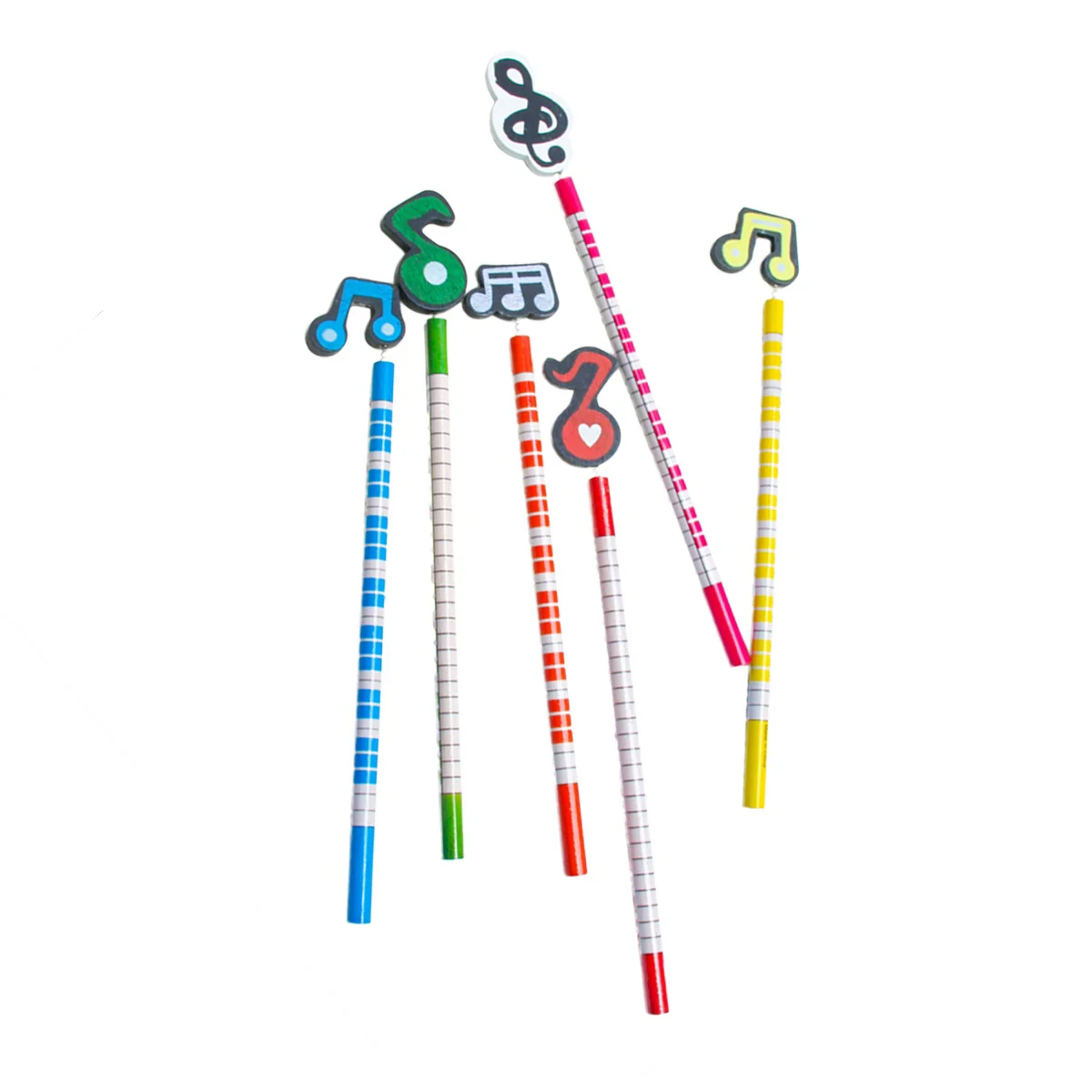 

12 Pcs Pencil with Leads Christmas Sto Students Gifts for Kids Musical Note Pencils