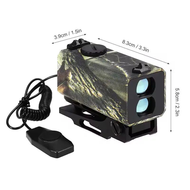 Mini Laser Automatic Range Finder for Outdoor Hunting, Real-time Display Distance Speed Measuring, LRF Rangefinder,1200m, LE032