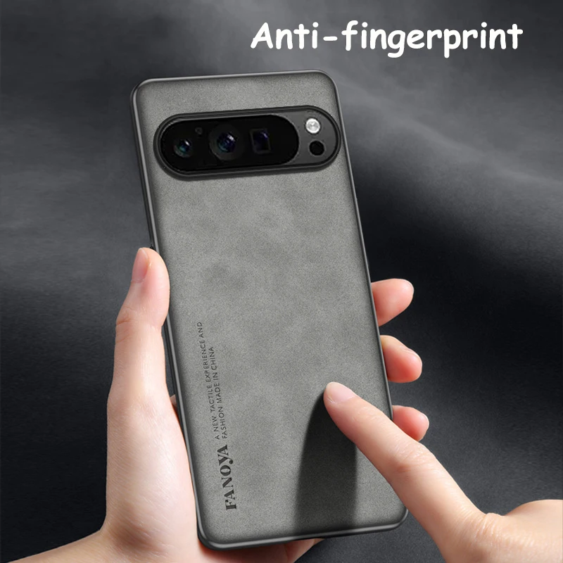για το Google Pixel 9 8 8A 7 7A 6 6A Pro Phone Case PU Δερμάτινο κάλυμμα από δέρμα προβάτου, ματ, μαλακό κέλυφος, αντιολισθητικό υπόβαθρο_voghion.com